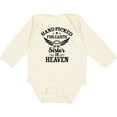 thumbnail image 3 of Inktastic Handpicked for Earth by My Sister in Heaven with Angel Wings Boys or Girls Long Sleeve Baby Bodysuit, 3 of 5