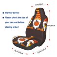 thumbnail image 3 of Wukai Fall Gnomes Full Set Car Seat Covers with Soft Padding Universal Auto Front Seats Protector and Cushion Mat, 3 of 5