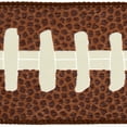 thumbnail image 3 of HOMEFORD ESC05 Football Pigskin Pattern Sports Wired Ribbon, 2-1/2-inch, 10-yard, Brown, 3 of 3