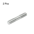 thumbnail image 3 of Unique Bargains M8x45mm 304 Stainless Steel Push Rod Double End Threaded Rod for DIY, 2Pack, 3 of 6