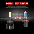 thumbnail image 5 of For 2000-2008 Mazda B3000 6000K 9007 LED Headlights Hi/Lo + Fog Light Bulbs 9006, 5 of 16