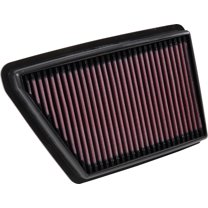 K&N 33-2285 High Performance Air Filter – Replacement Filter, Washable & Reusable, Heather Red
