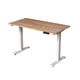 thumbnail image 1 of Escritorio Eléctrico de Altura Ajustable Base Blanca Tablero 120x60 Madera Clara, 1 of 7