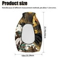 thumbnail image 7 of Renewold Breathable ATV Seat Cover 25.2x10 Inch, UV Resistant & Waterproof Four Wheeler Seat Protector for Summer Heat, Universal Fit Honda/Polaris/Kawasaki, Sunflower Leopard Cow Print, 7 of 7