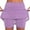 Purple, variant on Women's Elastic Yoga Skirt Lightweight High Waisted Print 2024 Active Wear