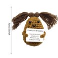 thumbnail image 4 of Patata Positiva Divertida Con Tarjeta Mini Abrazo Patatas Bolsillo para Del (trenza), 4 of 4