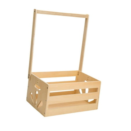 Almencla Baby Shower Crate Closet Baby Storage Crate Hamper Gifts Storage Box Portable Baby Shower Gifts Basket for Newborn Boys Girls
