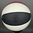 thumbnail image 3 of Invicto BR1001 Men's Composite Leather Basketball, Official Size and Weight, Red, White, and Blue, 3 of 3