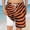 ZB Orange, variant on Toddler&nbsp;Swimsuit&nbsp;Boy Size 7-8Y Tiger Style Print Design Quick Dry Drawstring Short Swim Shorts Toddler Bathing Suit Boy