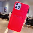 thumbnail image 1 of Funda blanda para teléfono con tarjetero para iPhone 14 13 12 11 Pro Max X XR XS Max 6 6S 7 8 Plus, funda protectora deslizante para cámara Tan Jianjun unisex, 1 of 2
