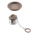 thumbnail image 2 of Colador de té Yotijar de Acero inoxidable con cadena, 2 of 8