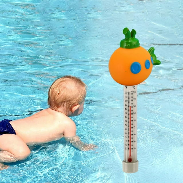 Floating Thermometer for Pool Pool Spas Thermometer Large Display Easy Accurate Readings Swimming Pool Thermometer for Pool SPA Bath submarine shape