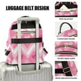 thumbnail image 3 of FORMRS Mini Backpack Purse for Women Quilted Travel Daypack Casual Shoulder Bag, Heart Geometric, 3 of 7