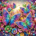 thumbnail image 1 of Schmetterlingsgarten Besonderes Diamond Painting, 1 of 8