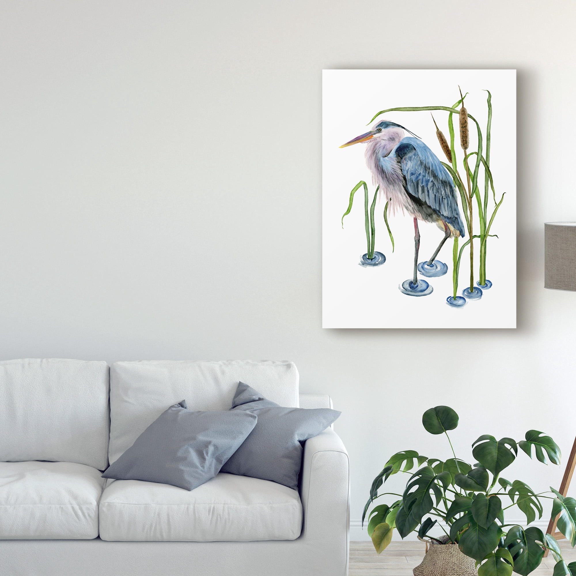 Trademark Fine Art 'At the Pond I' Canvas Art by Melissa Wang