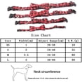 thumbnail image 4 of Christmas Dog collar with bow classic plaid snowflake pattern adjustable pet collar, 4 of 5