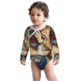 thumbnail image 2 of Xecao Patriotic Bulldog Welcome Print Baby unisex-baby Cotton Long-sleeve Bodysuits-18 Months, 2 of 6