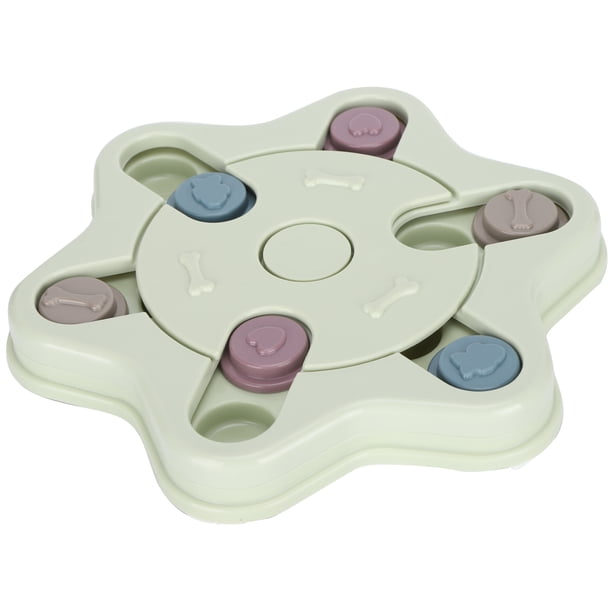 Juguete dispensador de alimentos, plato de alimentación lenta para perros, juguete interactivo para mascotas, alimentador lento para perros, muy versátil Jadeshay A