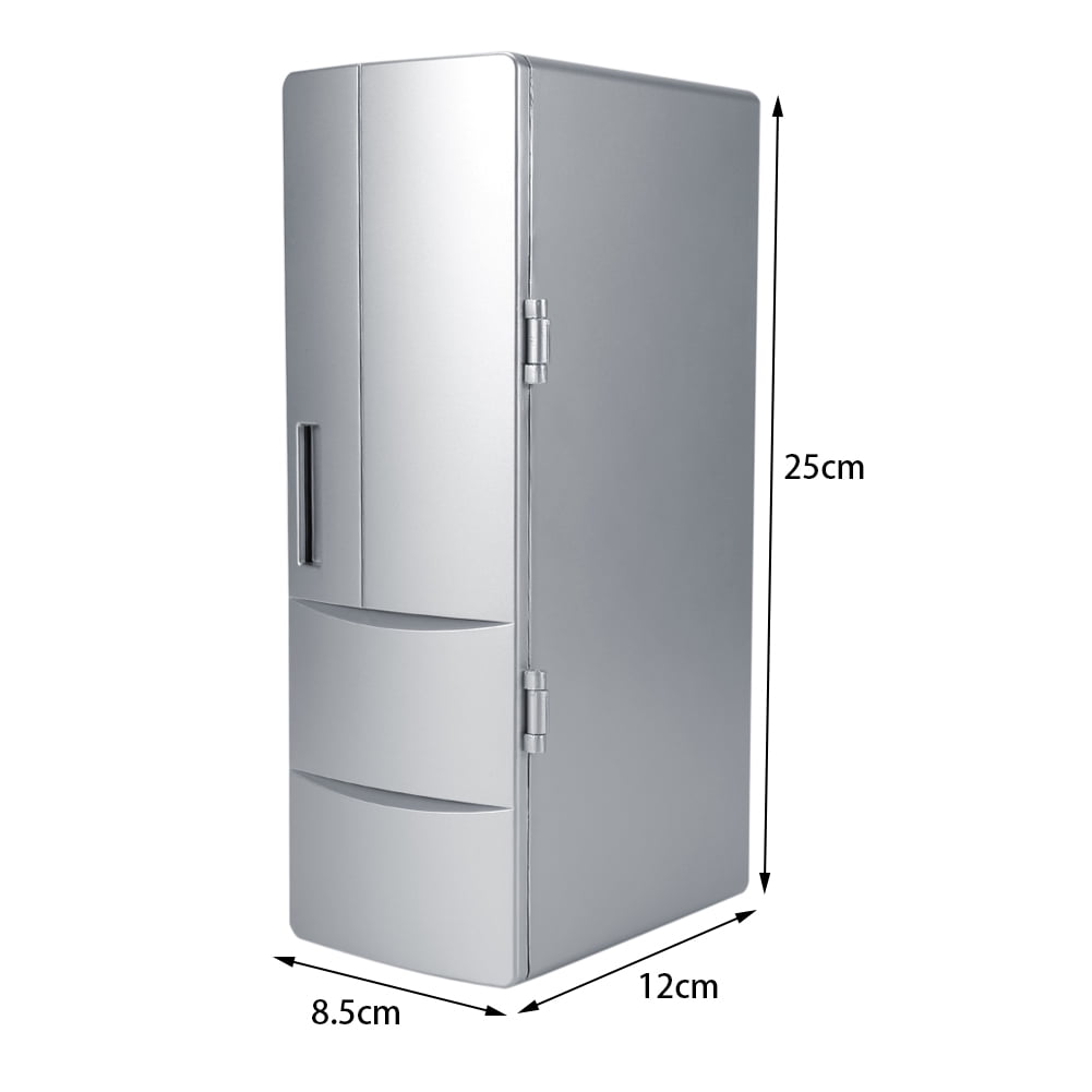 LHCER Compact Portable Mini USB Fridge Freezer, ABS, 5 V