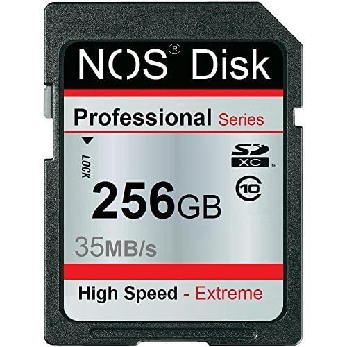 NOS Disk Extreme 256  GB  SD  SDXC Class 10 up to 35 MB s 