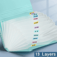 thumbnail image 4 of New A6 Organ Bag Expanding File Folder For Documents Candy Colors Document Folders School Supplies Organizer School Office Binder, 4 of 9