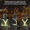 thumbnail image 3 of Elastic LED Reflective Vest, High Visibility Luminous Running Vest for Runners, Walkers, Cyclists, 3 of 8