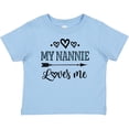 thumbnail image 3 of Inktastic My Nannie Loves Me Granddaughter Boys or Girls Baby T-Shirt, 3 of 5