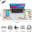 thumbnail image 5 of Long Mouse Pads for Desk,Colorful Dinosaurs Realistic Pattern Desk Mats on Top Of Desks, Desk Mouse Pad Extra Large with 3mm Non-Slip Base and Stitched Edge for Gaming,Office,Work,Home 31.5"x11.8", 5 of 6