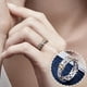 thumbnail image 4 of Anillos para mujer, regalos para mujer, anillo de diamantes completo, joyería de compromiso para mujer, accesorio de boda, anillo de moda, 4 of 5