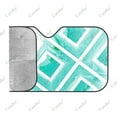 Abstract Square Car Windshield Cover Sun ShadeUniversal Folding Block