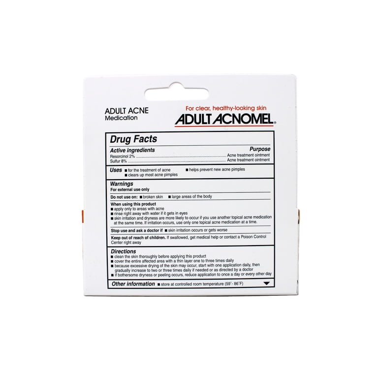 Acnomel Cream Tinted Acne Cream Acnomel Acne Treatment Cream - Adult Acne Medication ...
