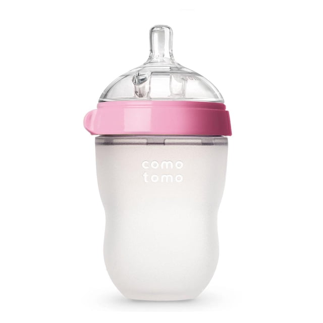 Biberón Silicona Rosa 250 ml