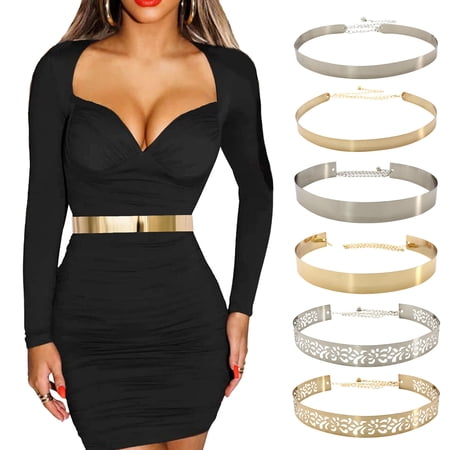 LSQii Women s Belts Fashion Casual Metal Sk… product image