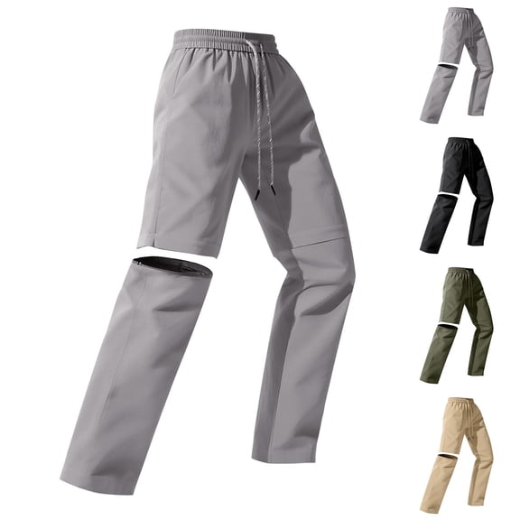 Women's Waterproof Zip Off Hiking Pants Lightweight Cargo with Pockets
