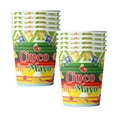 thumbnail image 2 of Circus Carnival Party Decoration Disposable Paper Cups, 7" Mexican Striped Paper Cups, for Tacos, Snacks, Desserts, Cinco de Mayo Party Supplies, and Birthday Table Decor, Yellow Green Red, 2 of 6