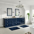 thumbnail image 4 of EVIVA Epic 96 Inch Transitional Blue Vanity w/ Brushed Nickel Hardware, 4 of 7