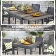 thumbnail image 4 of Outsunny Table à Manger d'Extérieur Extensible avec Cadre en Aluminium, pour Balcon (1 Unité), 4 of 10