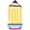 D, variant on 1Pc Cute Yellow Pencil Shaped Jumbo Planner Clip, 3.9" Giant Acrylic Paperclip Stacker