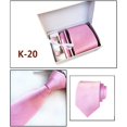 thumbnail image 1 of Juego de corbatas con caja de regalo para hombre, conjunto de corbata de negocios, gemelos, bolsillo cuadrado, Clip de corbata, caja de regalo blanca, moda de lujo para hombre, Gravatas de cuello yaoshenbao CONDUJO, 1 of 2