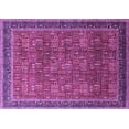thumbnail image 1 of Ahgly Company Indoor Rectangle Oriental Purple Industrial Area Rugs, 4' x 6', 1 of 4
