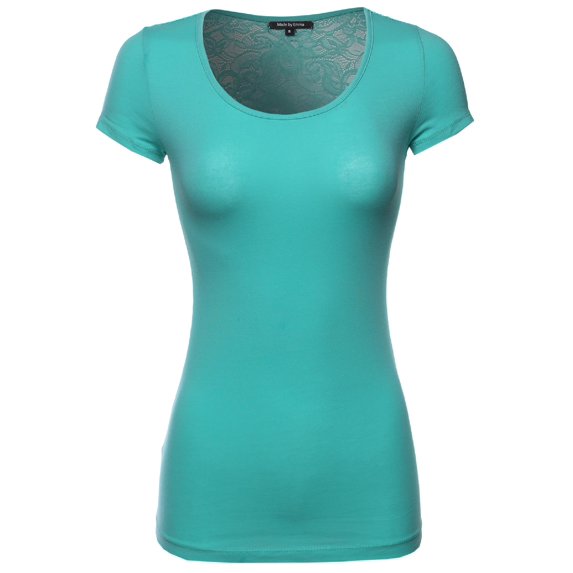 FashionOutfit Women's All Laced Back Basic Tee