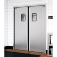 thumbnail image 4 of Commercial Double Aluminum Swinging Traffic Door with 9 In. x 14 In. Window - 72 In. x  84 In. Door Opening, 4 of 5