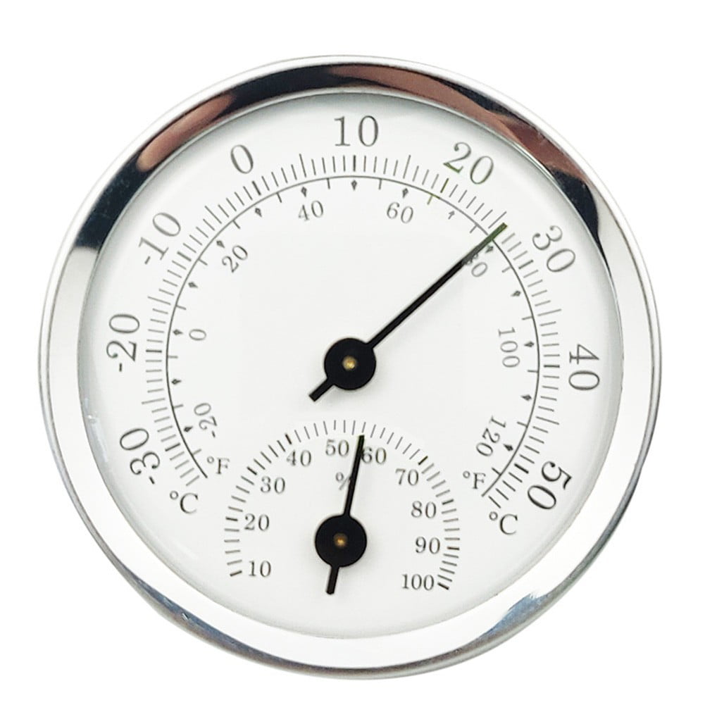 Details about   US-Indoor Outdoor Analog Humidity Temperature Gauge Meter Thermometer Hygrometer 