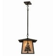 thumbnail image 6 of Meyda Tiffany 170889 Tall Pine 17" Wide Pendant - Brown, 6 of 7
