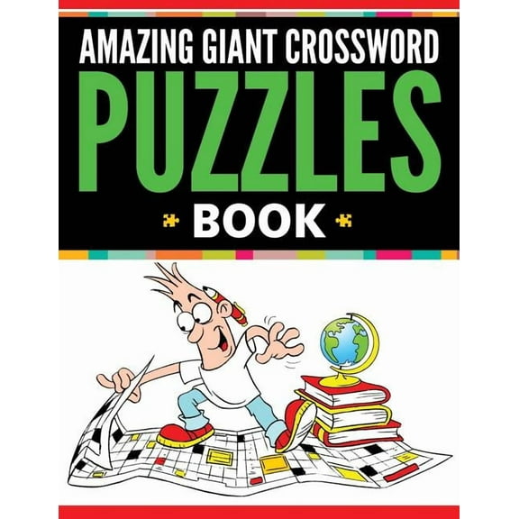 Amazing Giant Crossword Puzzle Book (Paperback)