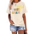 thumbnail image 2 of Articles en Liquidation Seductiva T-Shirt à Manches Courtes pour Femmes T-Shirt à Col Rond Imprimé à Manches Courtes pour Femmes pour la Rentrée Scolaire, 2 of 6