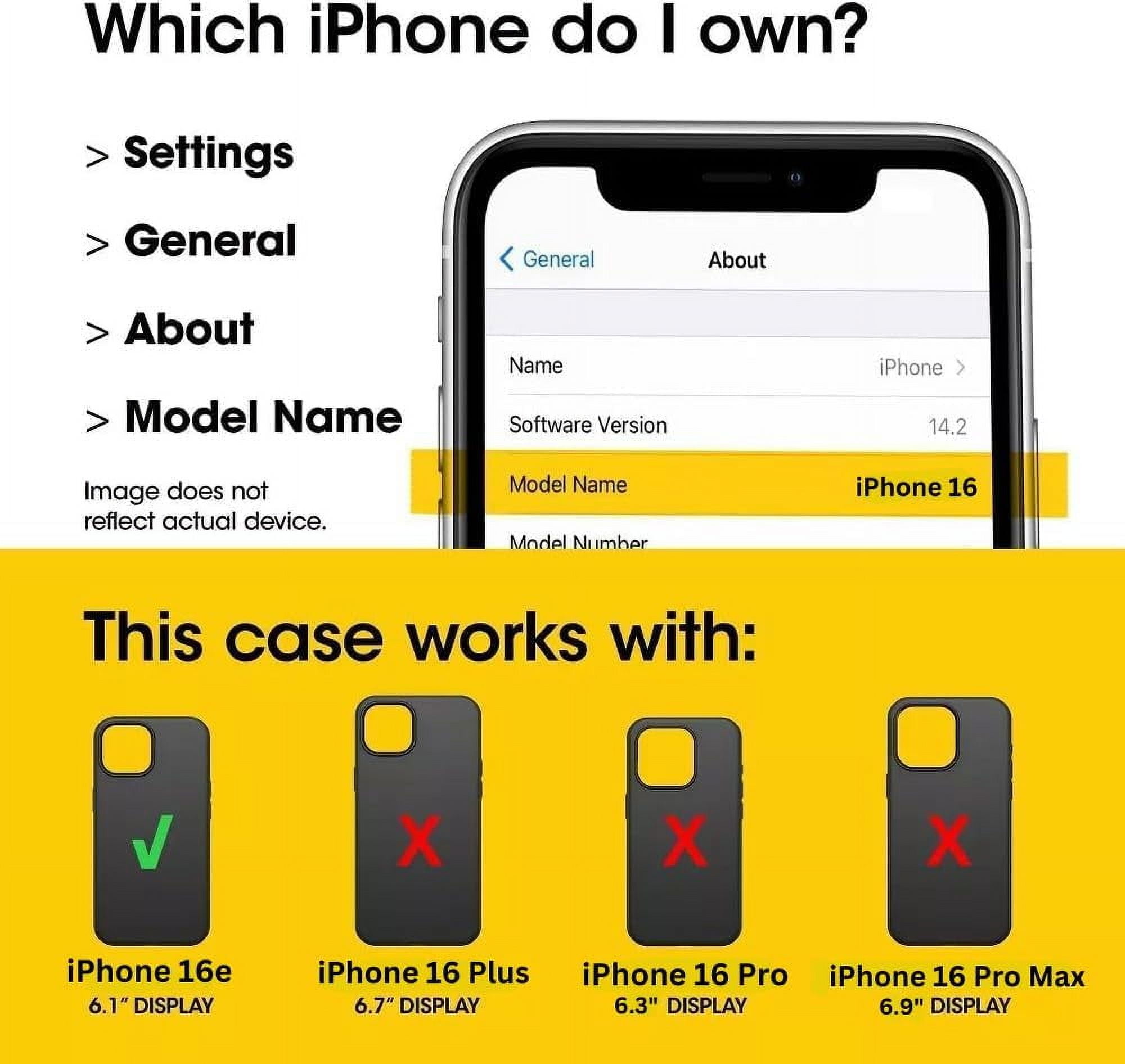 OtterBox iPhone 16e (Only) - Defender Series Pro Case - Forest Ranger (Green) - Screenless - Rugged & Durable - with Port Protection - Holster Clip Includes