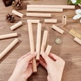thumbnail image 3 of 38pcs Hollow Wooden Rods 5/10/15/20cm Beech Wooden Dowel Rods Unfinished Natural Wood Craft Dowel Rods Hardwood Sticks, 3 of 6