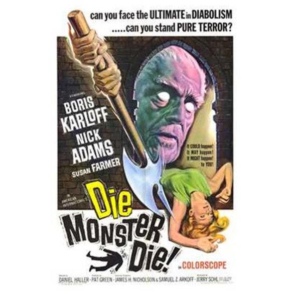 Liebermans MOV195638 Die Monster Die - Affiche du Film 11x17