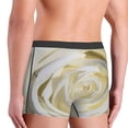 thumbnail image 5 of Balery White Rose Men's Boxer Briefs, Soft and Breathable Cotton Underwear with nylon Waistband-Large, 5 of 9